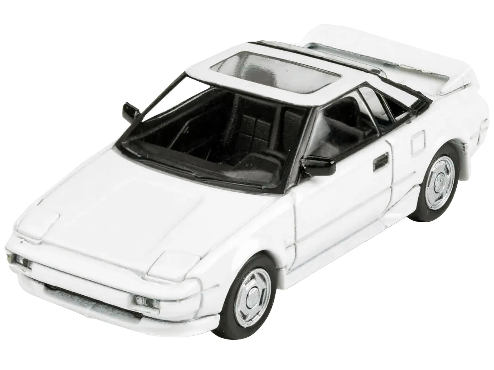 1985 Toyota MR2 MK1 Super White with Sunroof 1/64 Diecast Model Car by Paragon Models