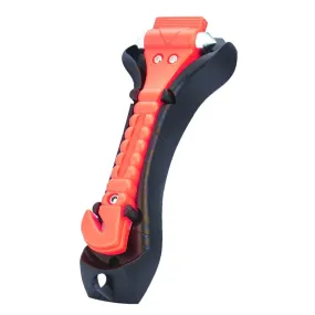 2 in 1 Mini Car Safety Hammer Life Saving Escape Emergency Hammer Seat Belt Cutter Window Glass Breaker Car Rescue Red Hammers