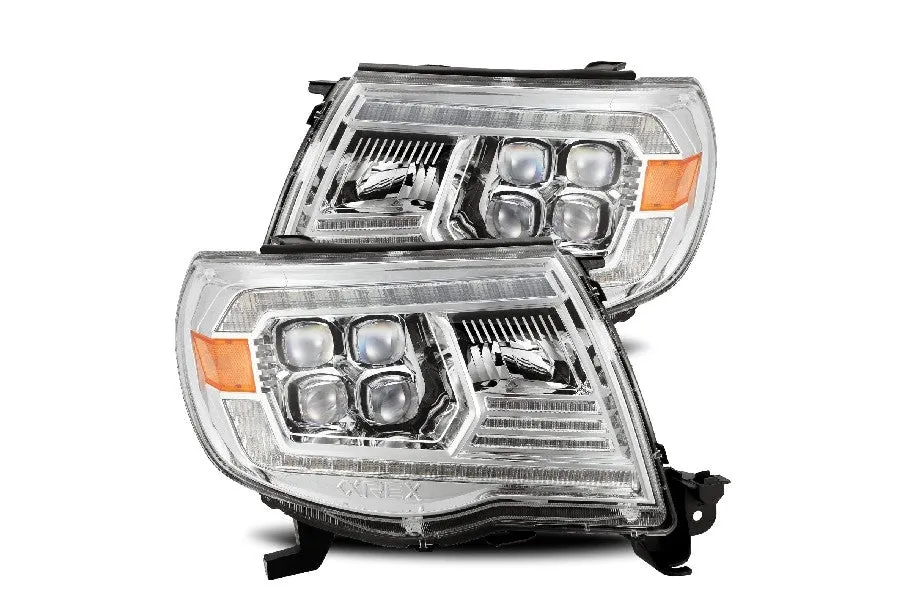 2005-11 Toyota Tacoma AlphaRex Nova Series LED Projector Headlights - Chrome