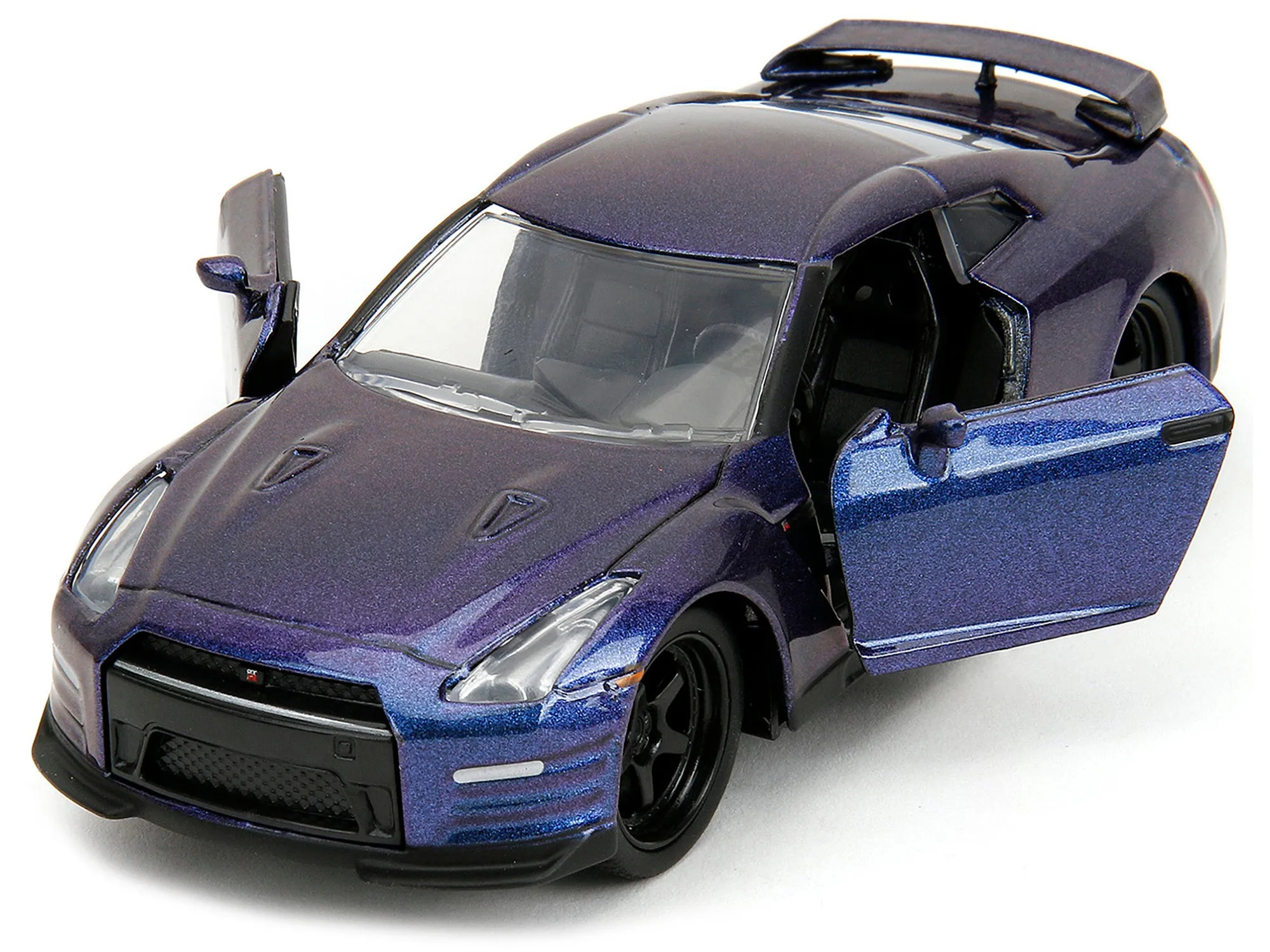 2009 Nissan GT-R (R35) Purple Metallic Pink Slips Series 1/32 Diecast Model Car by Jada