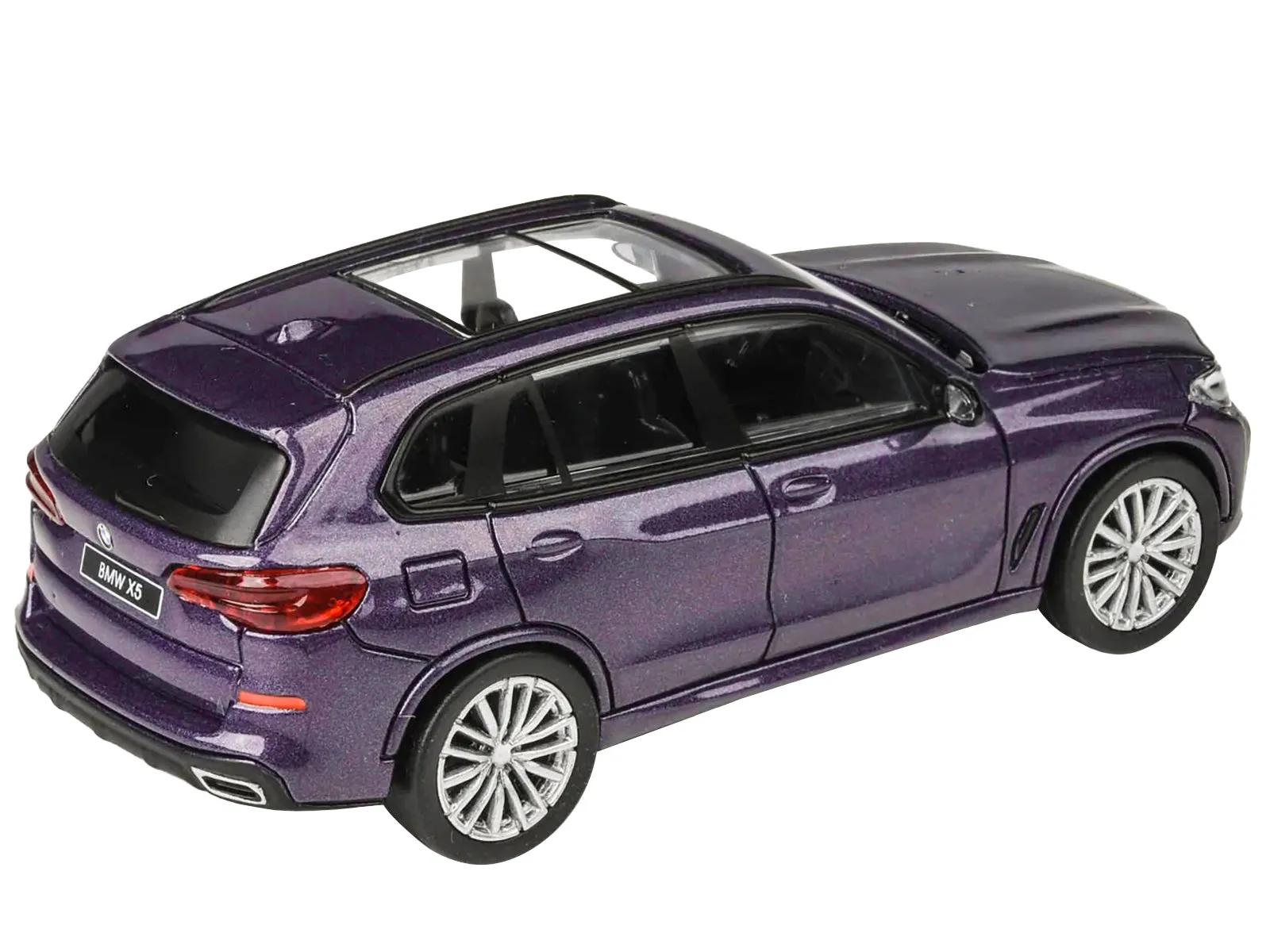 2018 BMW X5 Daytona Violet Metallic with Sunroof 1/64 Diecast Model Car by Paragon Models