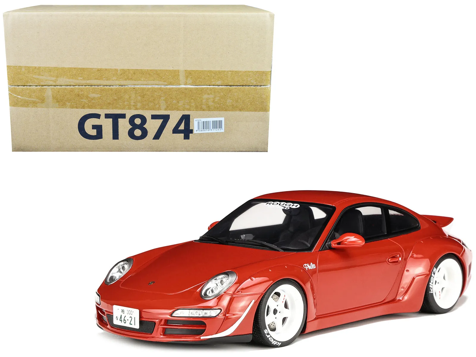 2021 Porsche 911 RWB AKA Phila Red 1/18 Model Car by GT Spirit