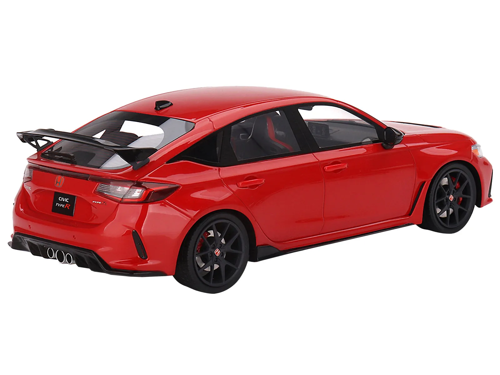 2023 Honda Civic TYPE R Rallye Red 1/18 Model Car by Top Speed