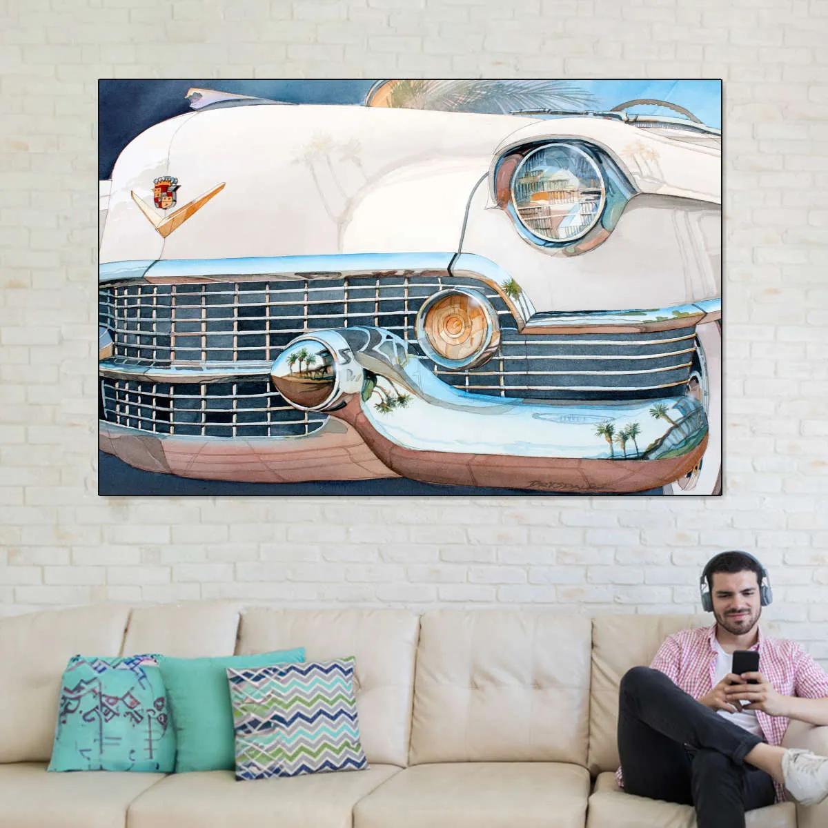 '54 Cadillac Eldorado Wall Art