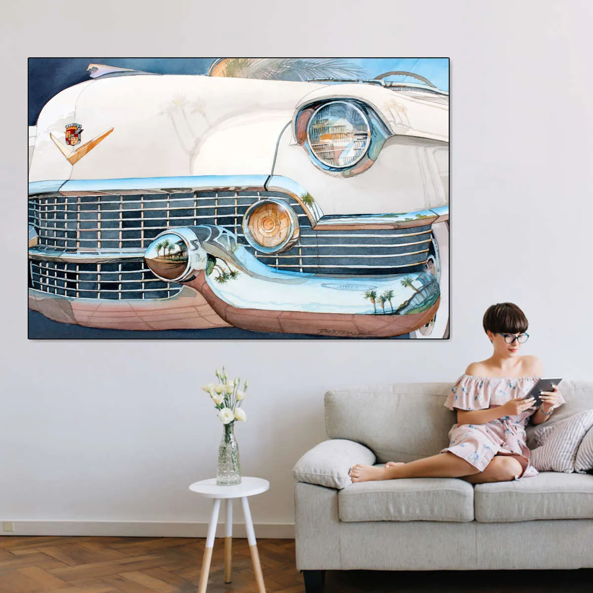 '54 Cadillac Eldorado Wall Art