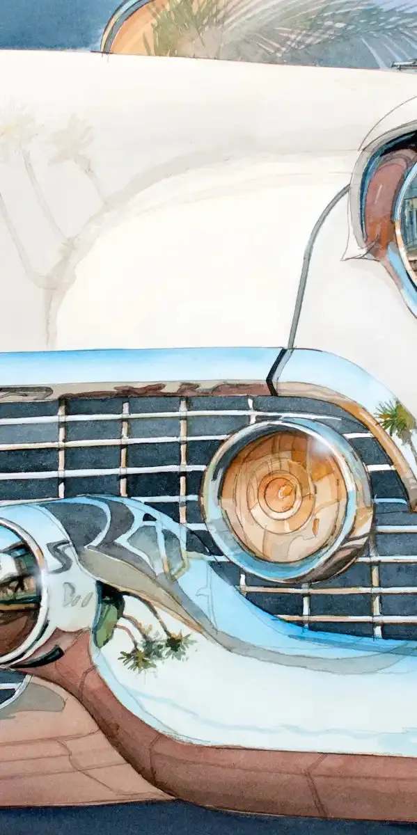 '54 Cadillac Eldorado Wall Art