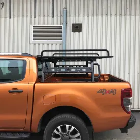 Adjustable Load Bed Cargo Frame with Side Rail Rack for Isuzu D-Max 2012-2020