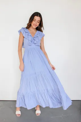 Adore Me Ruffle Maxi Dress