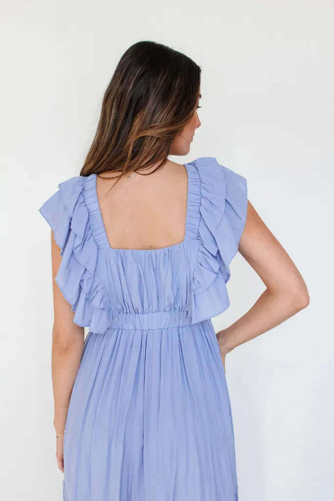 Adore Me Ruffle Maxi Dress