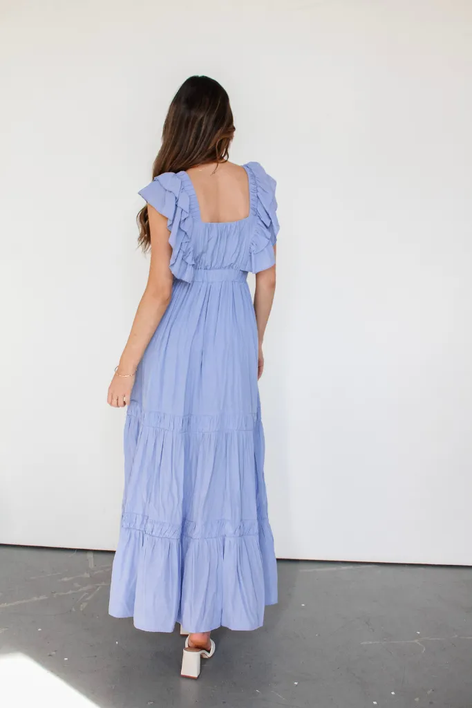 Adore Me Ruffle Maxi Dress