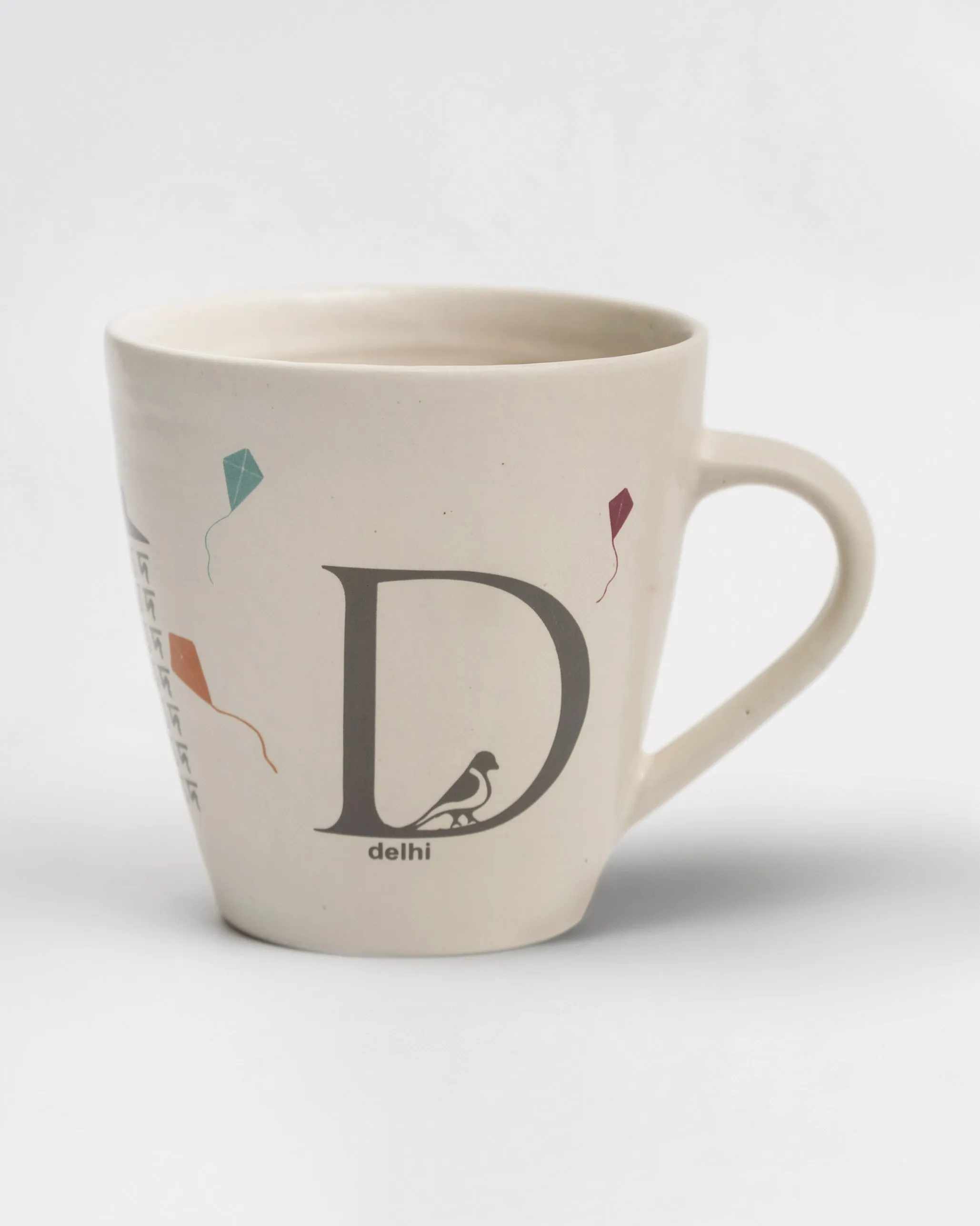 Alphabet D Mug - Stoneware