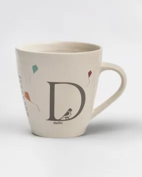 Alphabet D Mug - Stoneware