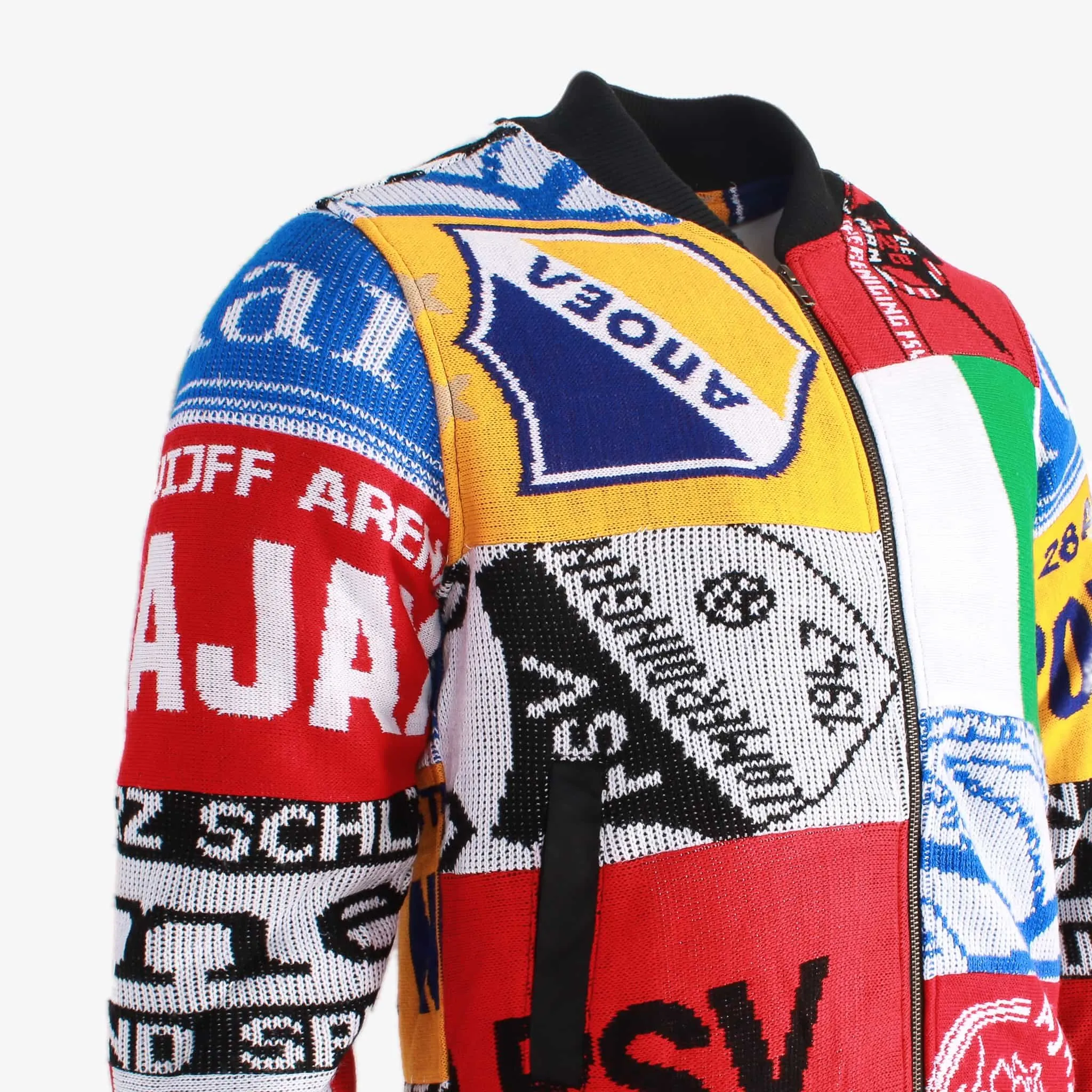 AM Re-Worked Football Scarf Jacket #24