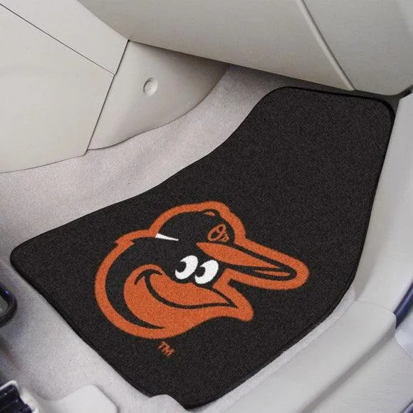 Baltimore Orioles 2Pk Carpet Car Mat Set