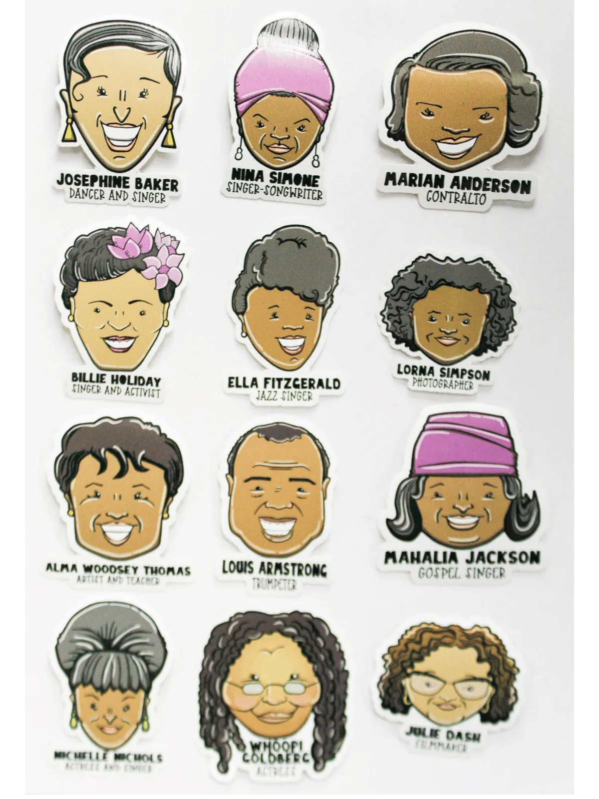 Black History Month Sticker Pack - CineMuse