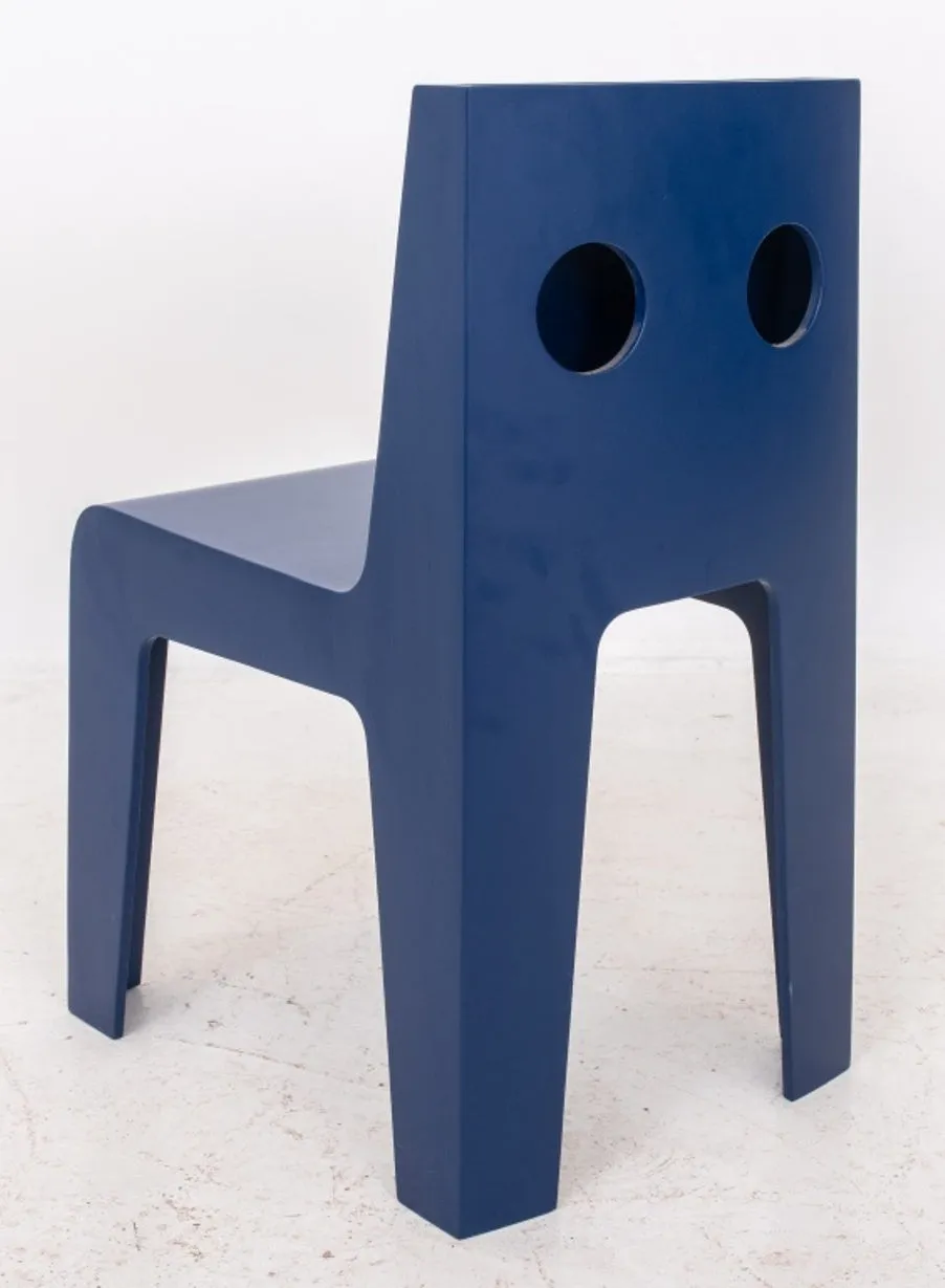 Blue Resin Childrens' Chair