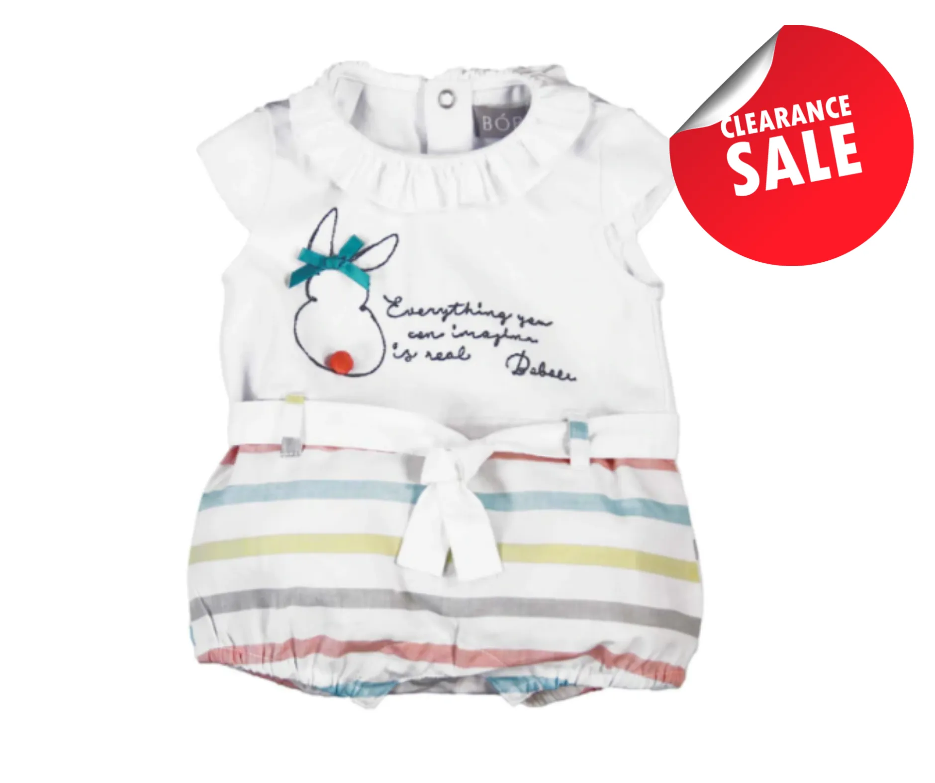 Boboli Romper - Rabbit Tail