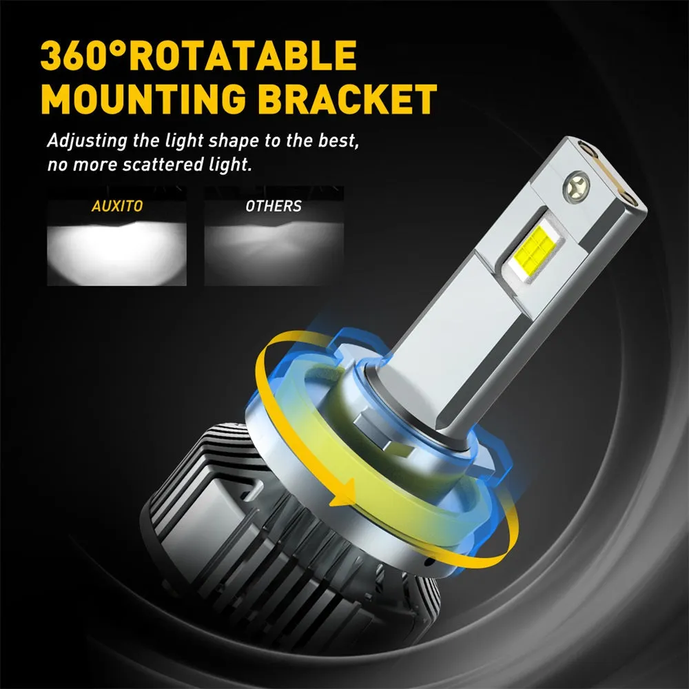 Brightest H11/H8/H9 LED Headlight Bulbs 120W 24000 Lumens 6500K White Ultra Bright LED Headlights Conversion Kit