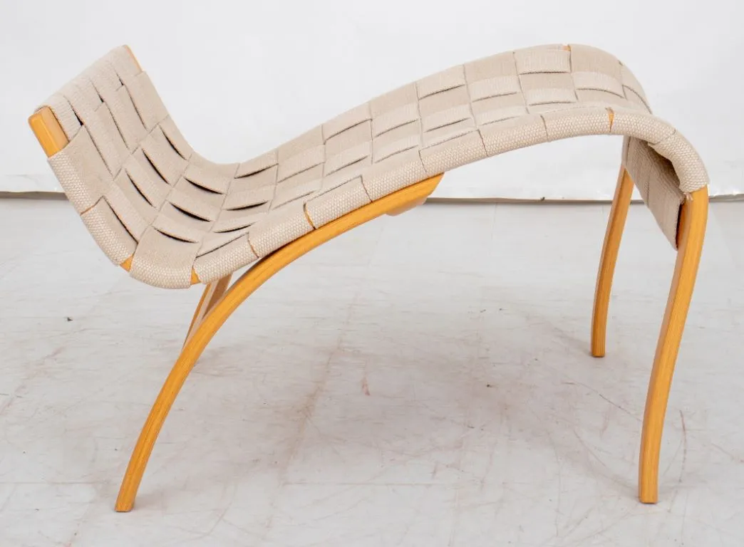 Bruno Mathsson Pernilla Lounge Chair and Stool