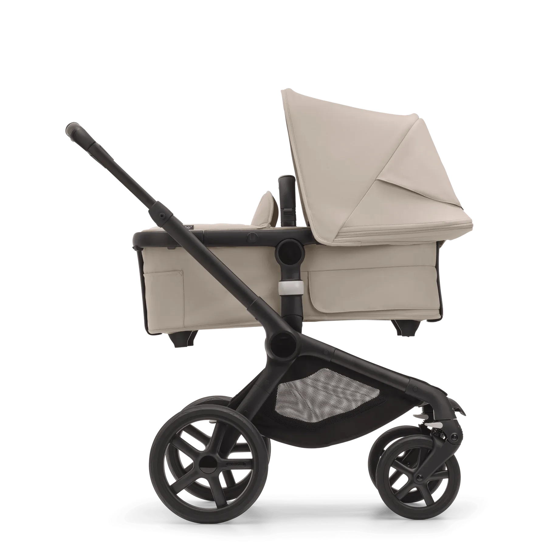 Bugaboo Fox 5, Cloud T Plus and Base Travel System - Black/Desert Taupe/Desert Taupe