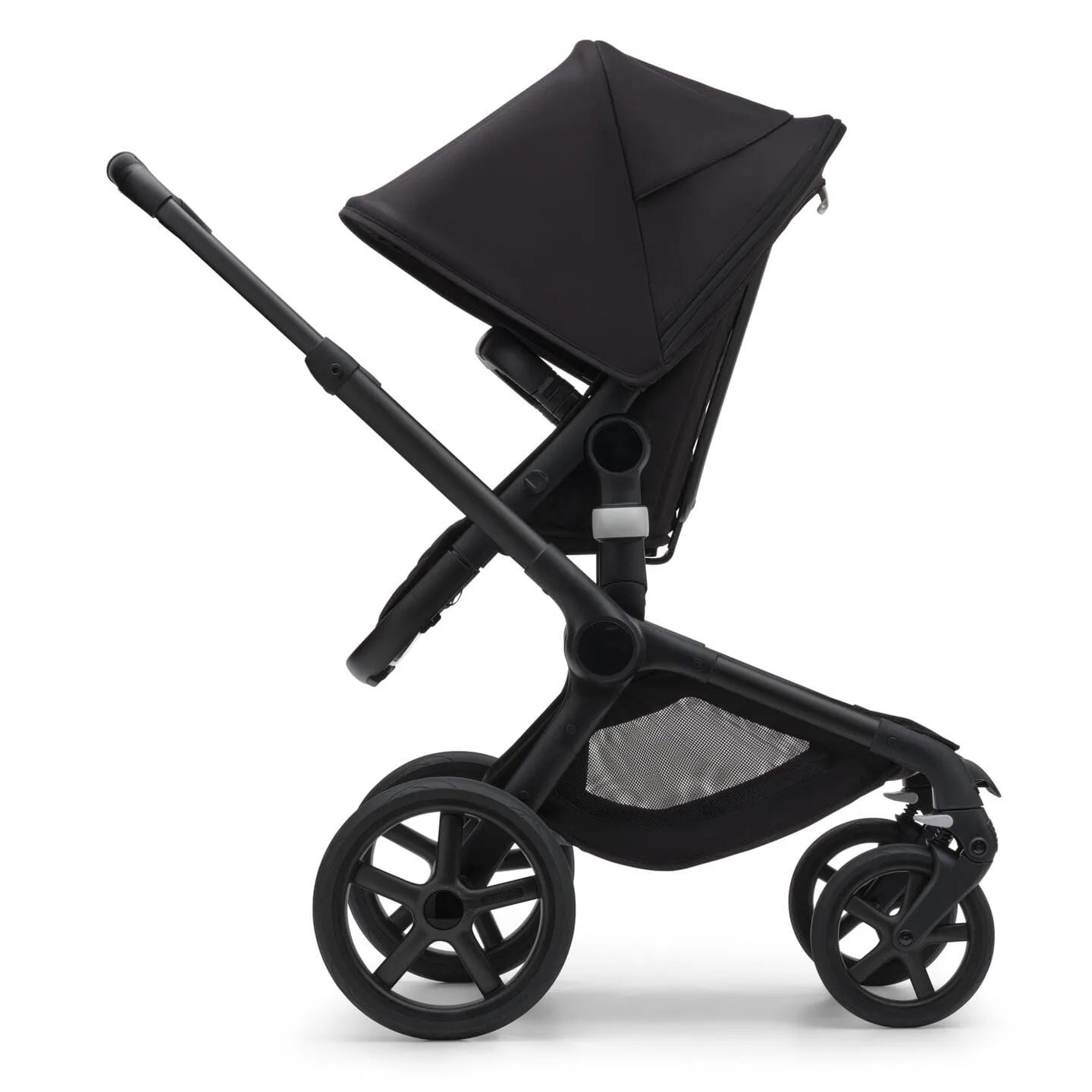 Bugaboo Fox 5, Pebble 360 PRO and Base Travel System - Black/Midnight Black/Midnight Black