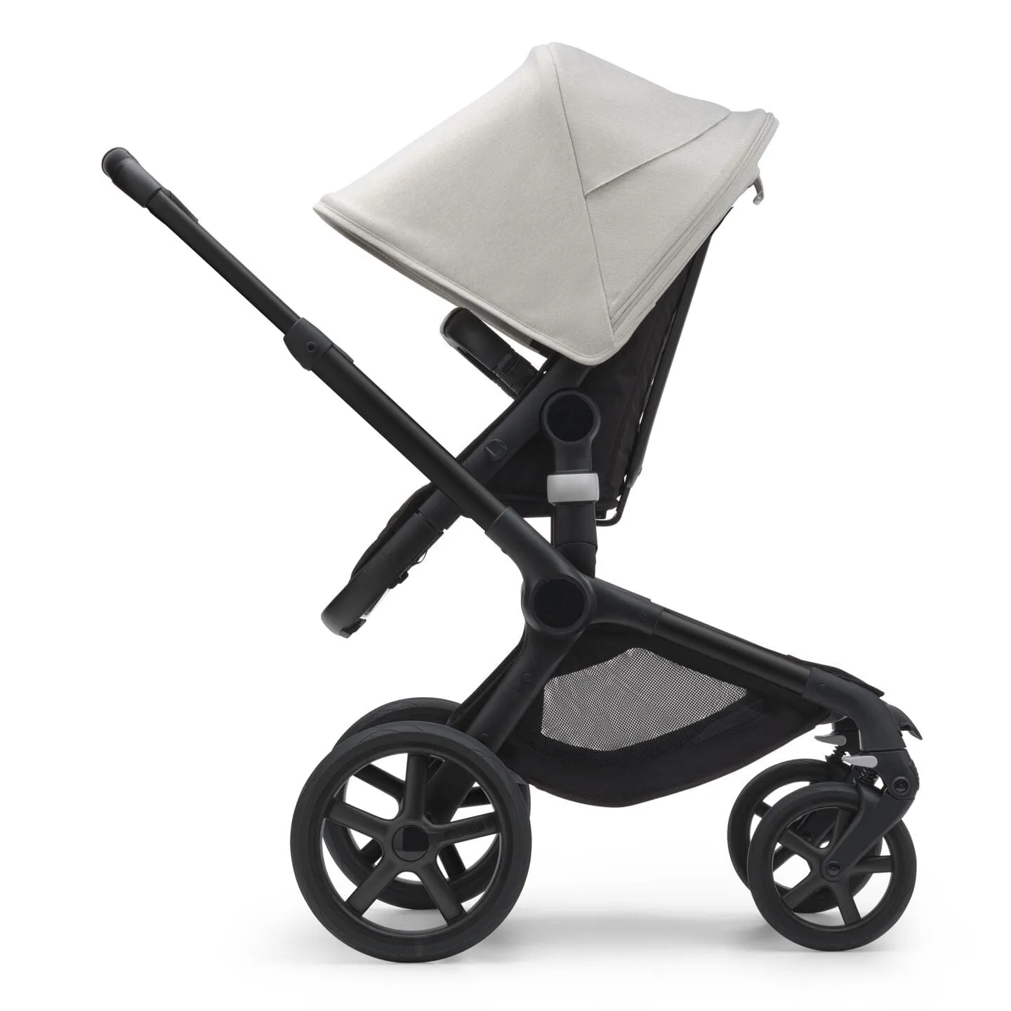 Bugaboo Fox 5, Pebble 360 PRO and Base Travel System - Black/Midnight Black/Misty White