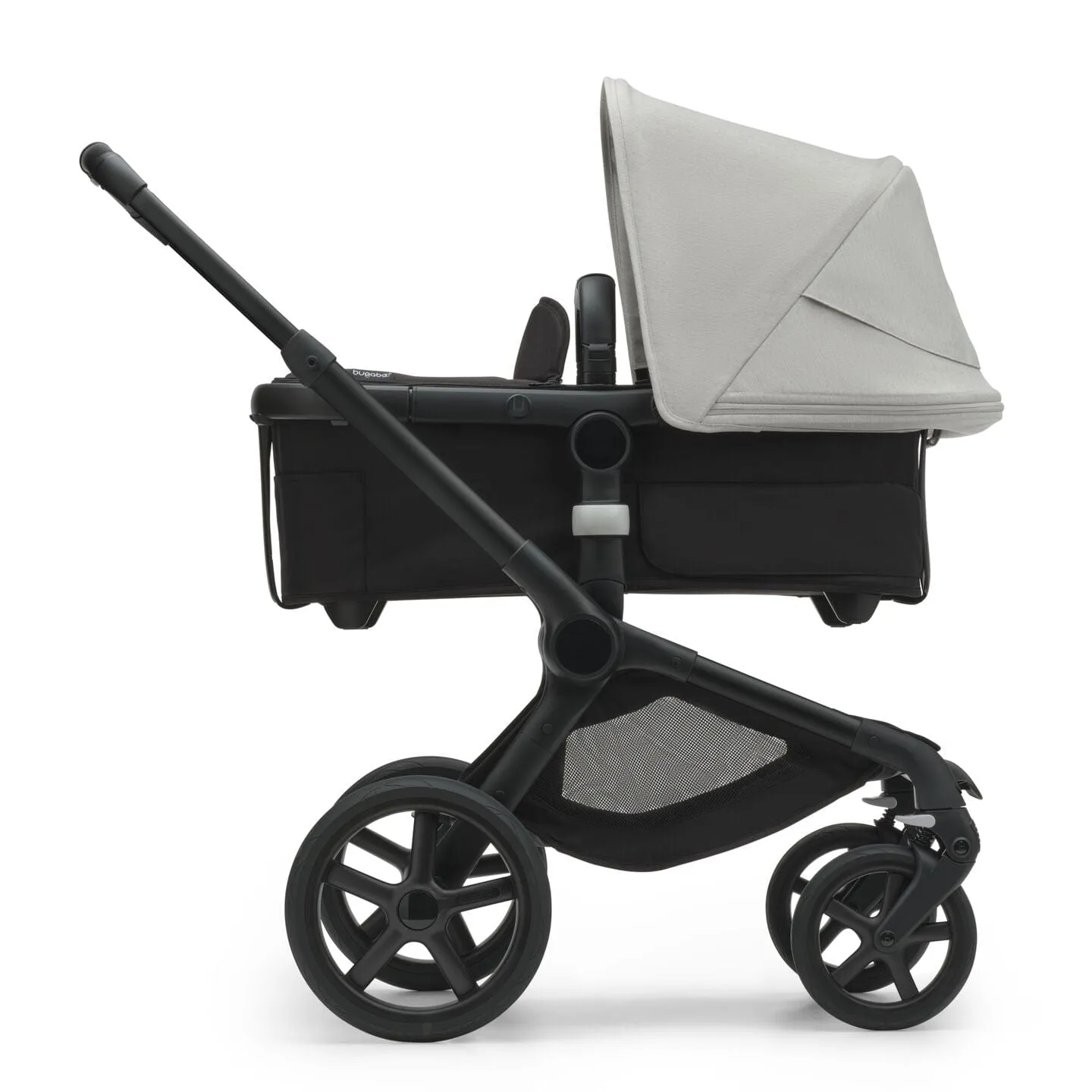 Bugaboo Fox 5, Pebble 360 PRO and Base Travel System - Black/Midnight Black/Misty White