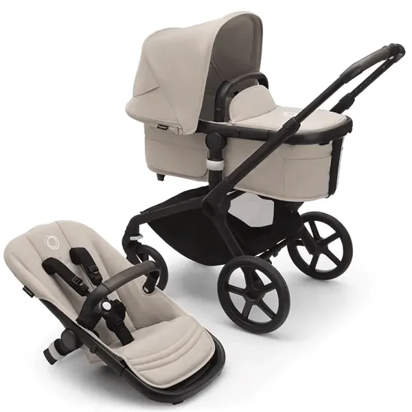 Bugaboo Fox 5, Pebble 360 PRO Ultimate Travel System - Black/Desert Taupe/Desert Taupe