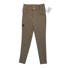 Bullet Equestrian Design Young Rider Full Seat Breeches in Mocha - Children's 128/8-9 Y/O (58 CM)