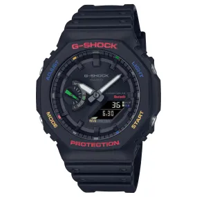 Casio G-Shock Black Multi-Color Solar Bluetooth 2100 CasiOak GAB2100FC-1A Watch