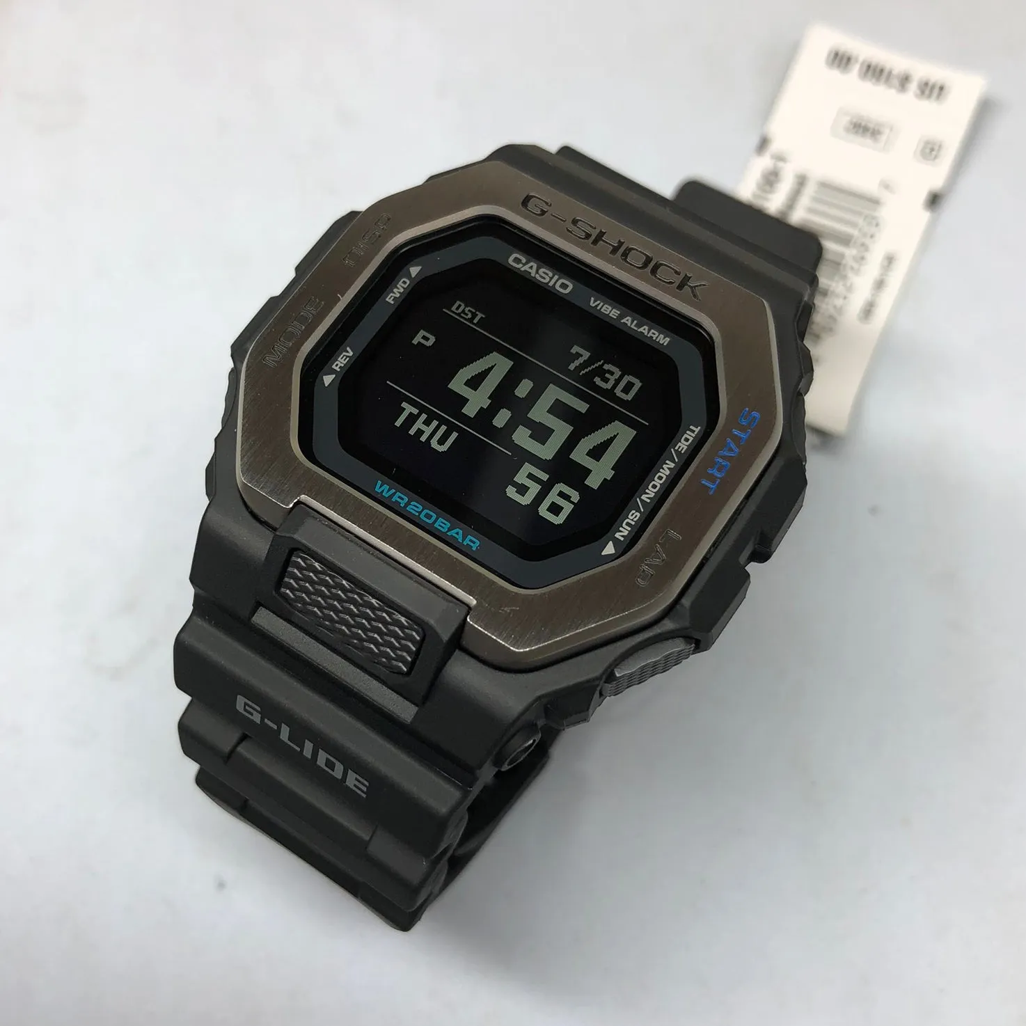 Casio G-SHOCK G-LIDE GBX-100-1 Black Surfer Men's Tide Surf Watch