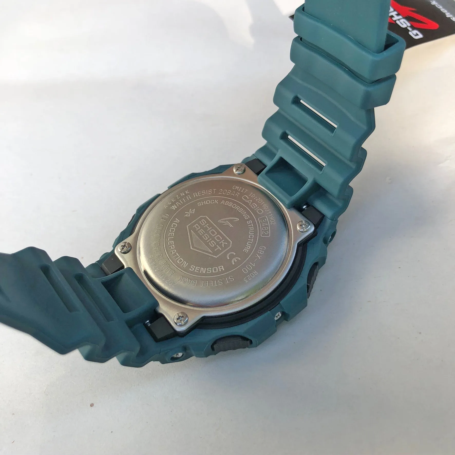 Casio G-SHOCK G-LIDE GBX-100-2 Teal Green Surfer Men's Tide Watch