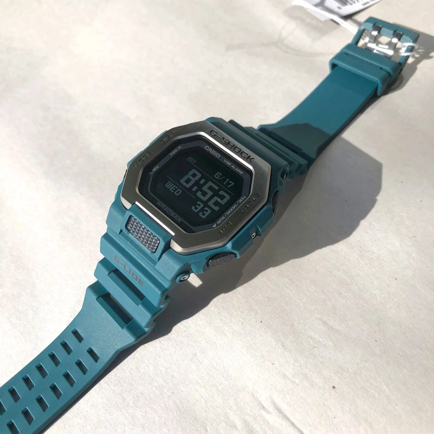 Casio G-SHOCK G-LIDE GBX-100-2 Teal Green Surfer Men's Tide Watch