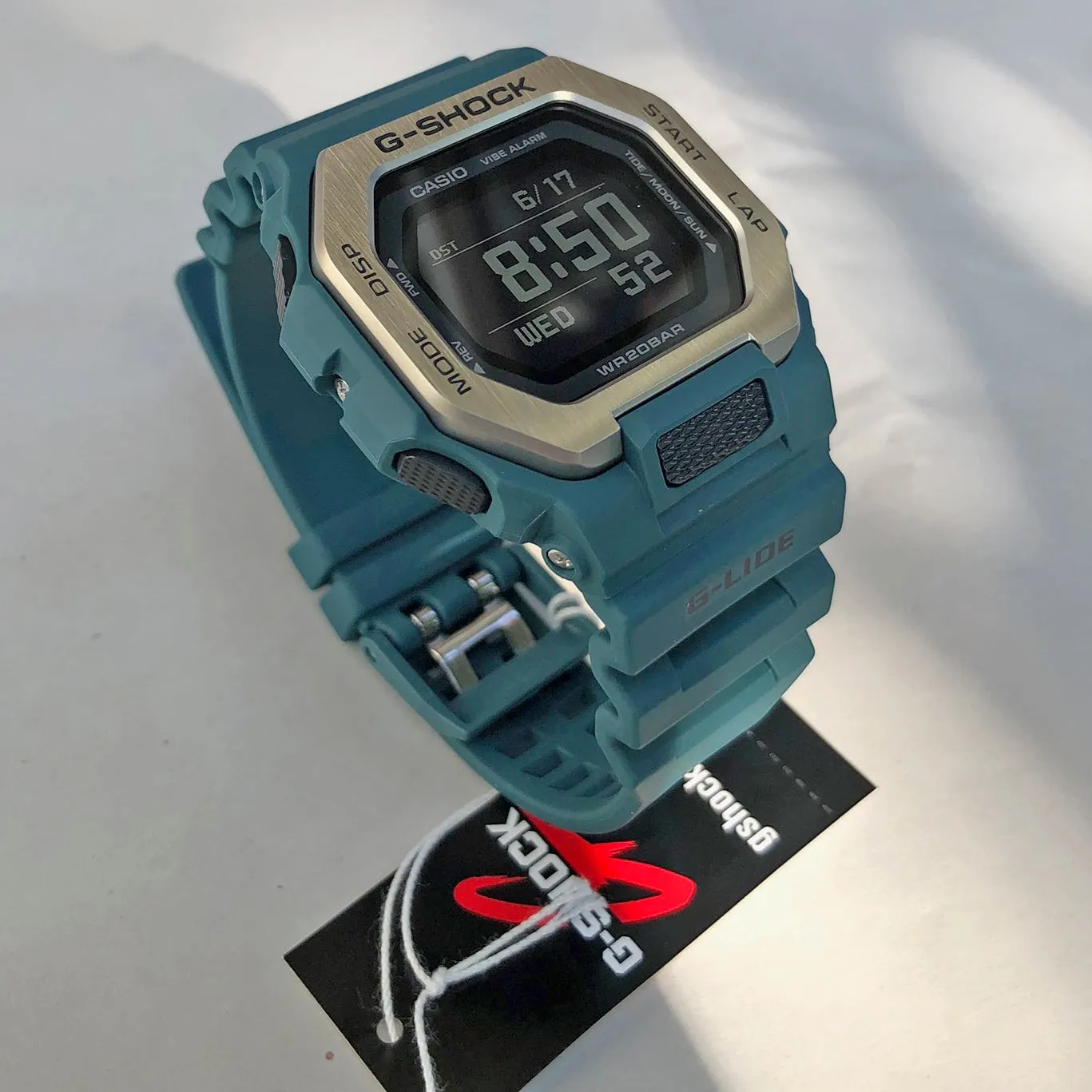 Casio G-SHOCK G-LIDE GBX-100-2 Teal Green Surfer Men's Tide Watch