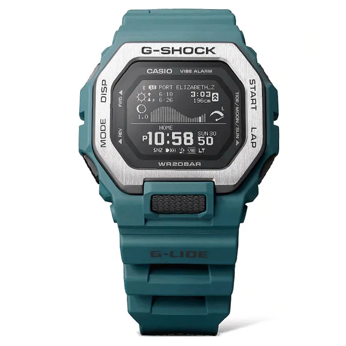 Casio G-SHOCK G-LIDE GBX-100-2 Teal Green Surfer Men's Tide Watch