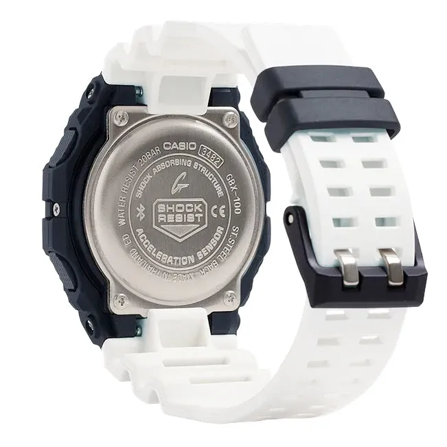 Casio G-SHOCK G-LIDE GBX-100-7 White Surfer Men's Tide Watch