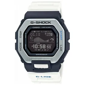 Casio G-SHOCK G-LIDE GBX-100-7 White Surfer Men's Tide Watch