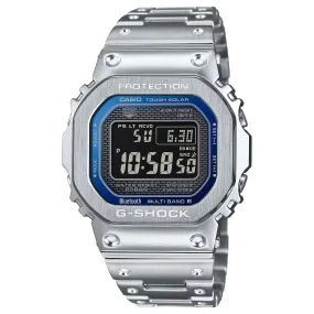 CASIO G-SHOCK GMWB5000D-2Bluetooth Navy Blue Full Metal Solar Square Watch Steel