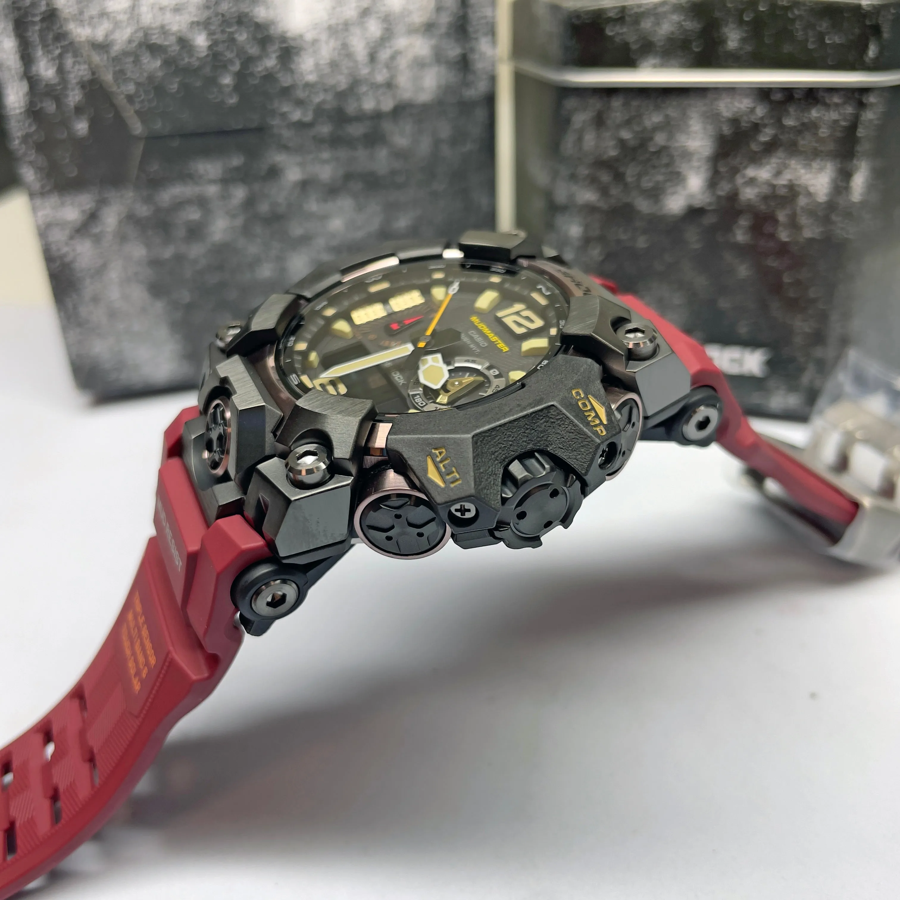 CASIO G-Shock GWGB1000-1A4 Red Mudmaster Bluetooth Triple Limited Watch