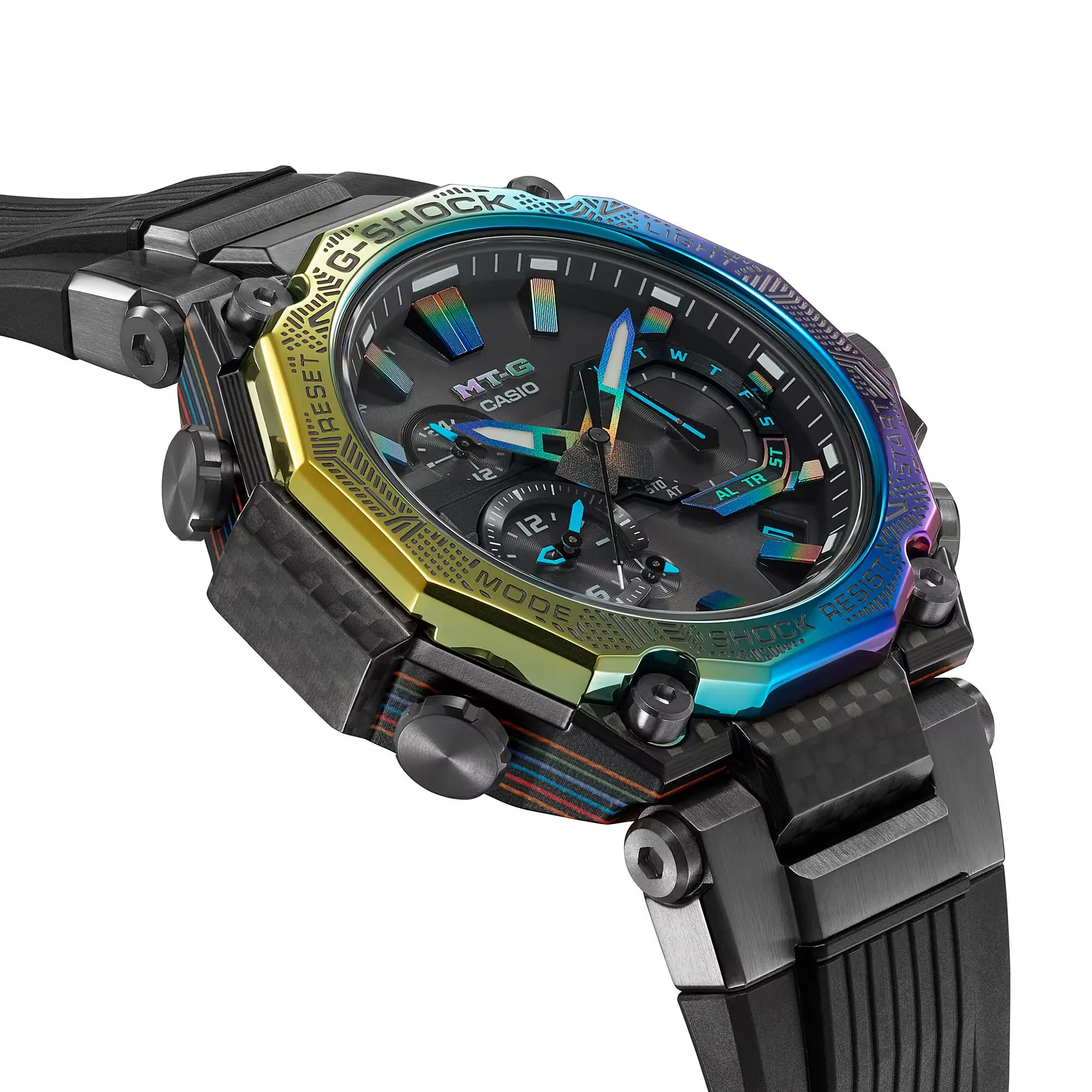 Casio G-Shock MTG MTGB2000YR-1A City Illumination Rainbow Bluetooth Watch