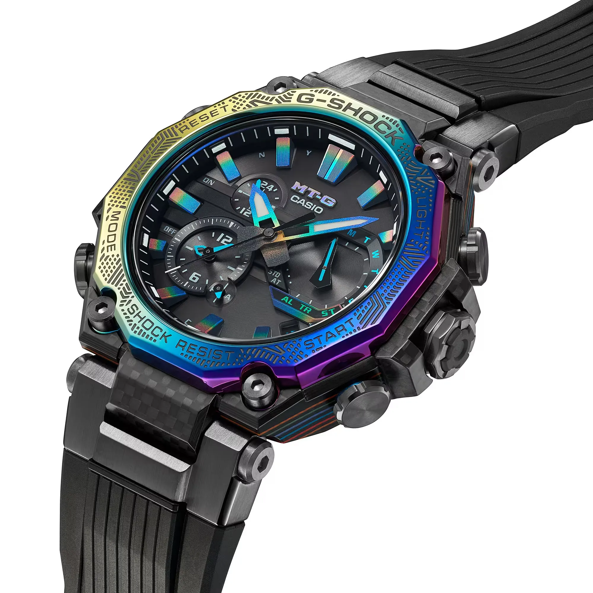 Casio G-Shock MTG MTGB2000YR-1A City Illumination Rainbow Bluetooth Watch