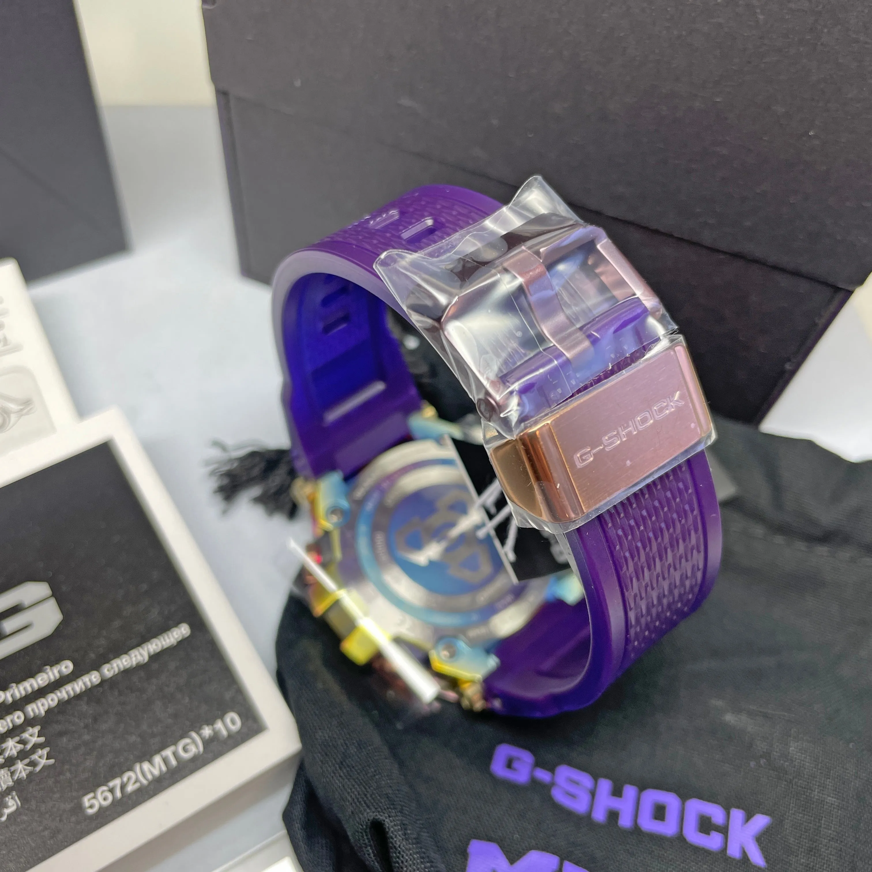 Casio G-Shock MTGB3000PRB-1 Aurora Oval Rainbow Purple Limited Edition MTG Watch