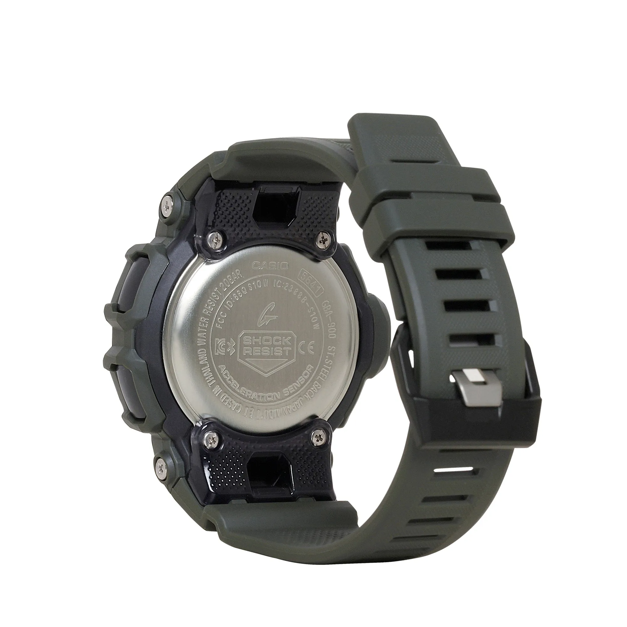 Casio G-Shock Olive Green StepTracker Analog-Digital Watch GBA900UU-3A