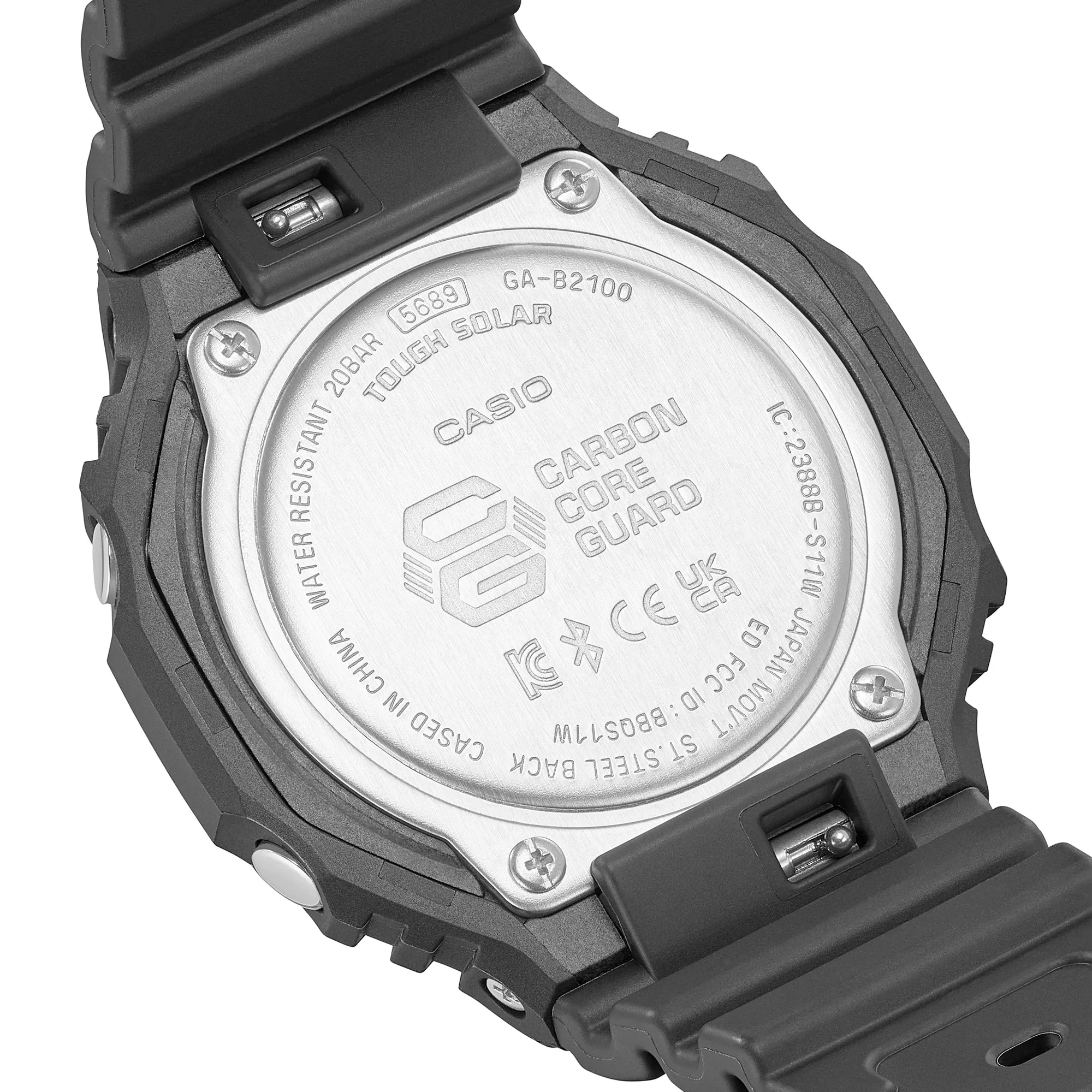 Casio G-Shock Solar Bluetooth 2100 Black CasiOak GAB2100-1A