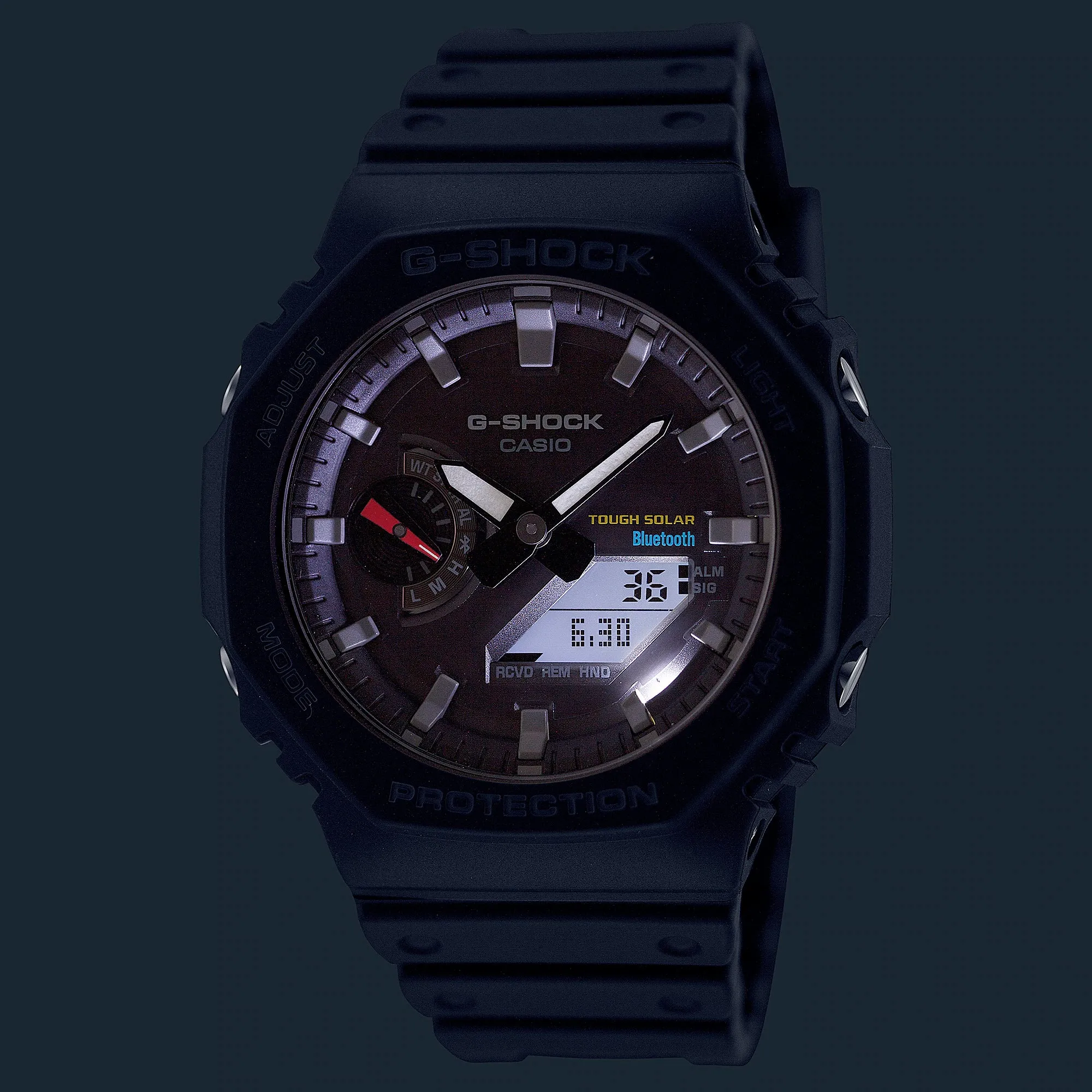 Casio G-Shock Solar Bluetooth 2100 Black CasiOak GAB2100-1A