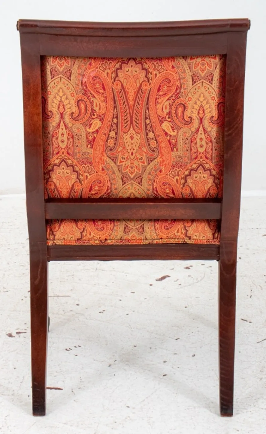 Sure! How about: Elegant Charles X Style Scroll Arm Chair for Home Décor?