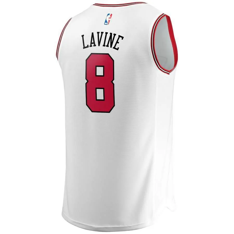 Chicago Bulls Zach LaVine Fanatics Branded Replica Fast Break Association Jersey Kids - White | Ireland F1245E4