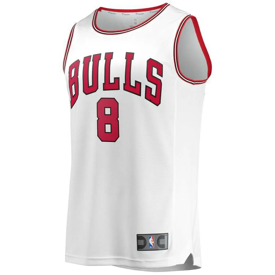 Chicago Bulls Zach LaVine Fanatics Branded Replica Fast Break Association Jersey Kids - White | Ireland F1245E4