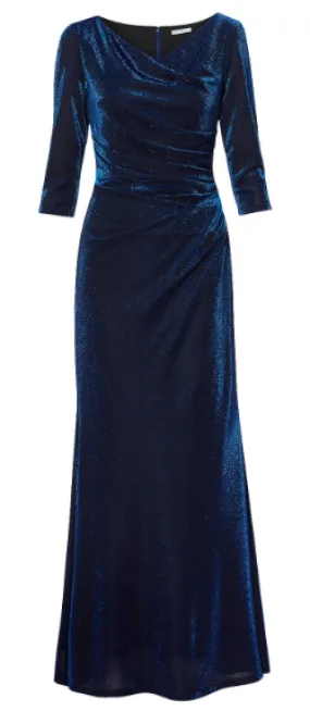 Clara Metallic Maxi Dress