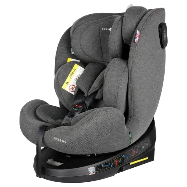 Cozy N Safe Apollo i-Size Child Car Seat - Moon Grey